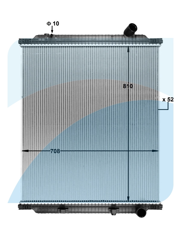 Radiator, engine cooling (11041931)