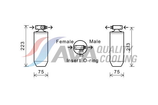 Dryer, air conditioning (42057001)