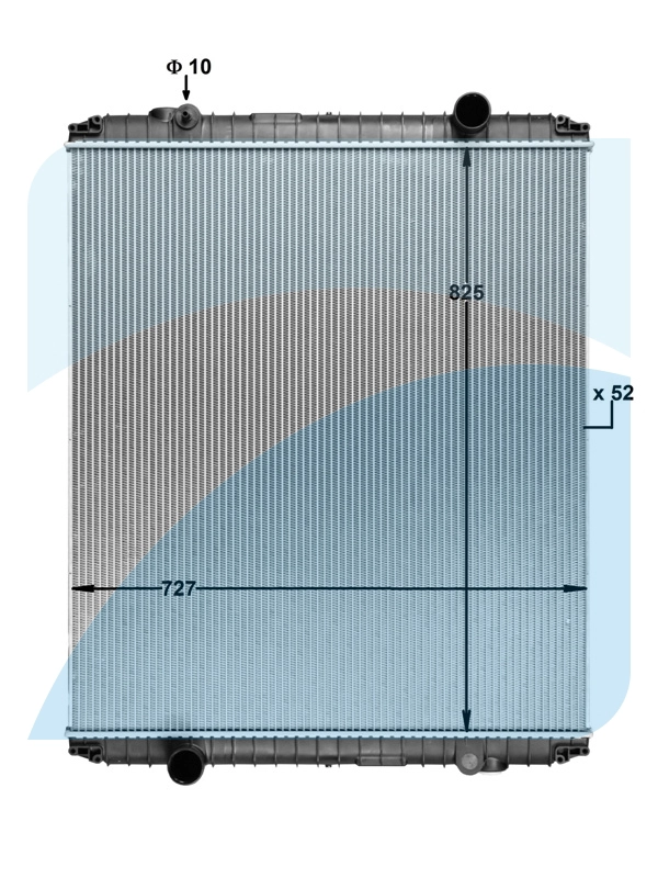 Radiator, engine cooling (11041004)