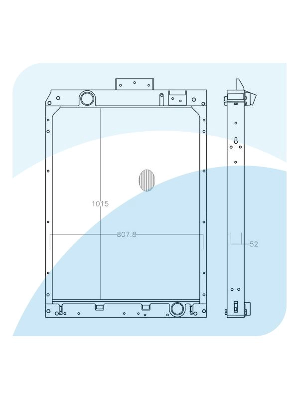 Radiator, engine cooling (10033949)
