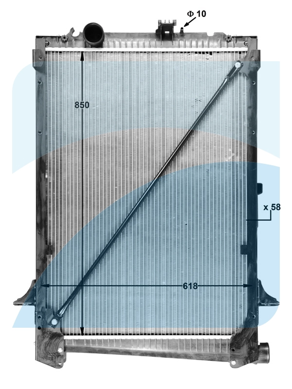 Radiator, engine cooling (10011014)