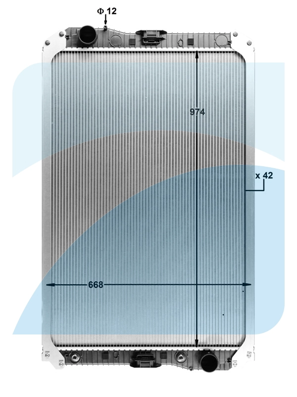 Radiator, engine cooling (10033937)