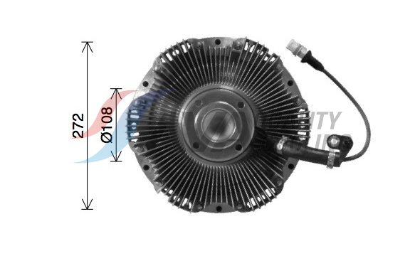 Clutch, radiator fan