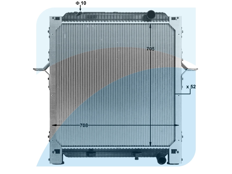 Radiator, engine cooling (10041932)