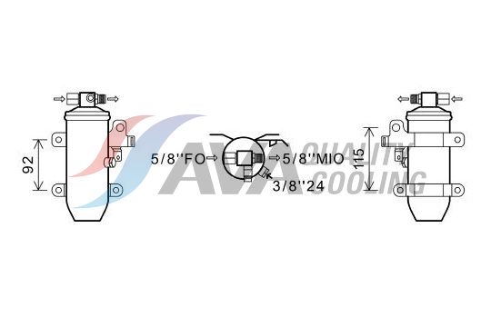 Dryer, air conditioning (42041002)