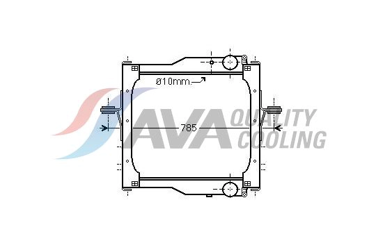 Radiator, engine cooling (10041026)
