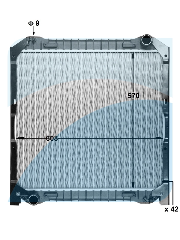 Radiator, engine cooling (10021906)