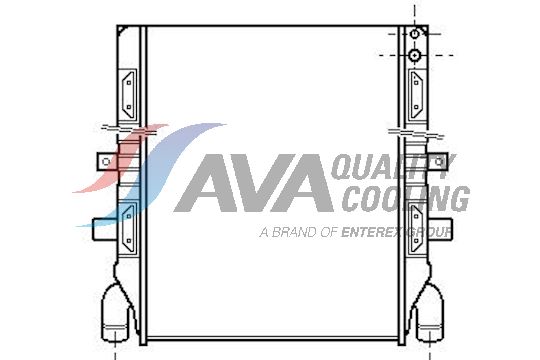 Radiator, engine cooling (10045017)
