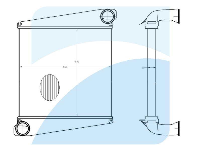 Charge Air Cooler (20057906)