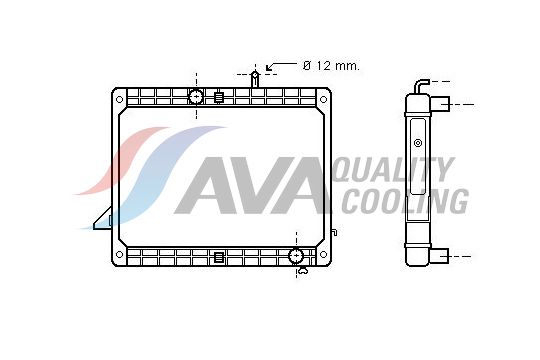Radiator, engine cooling (10033010)