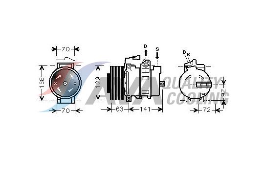 Compressor, air conditioning (45033002)