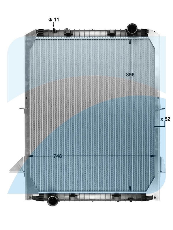 Radiator, engine cooling (10021909)