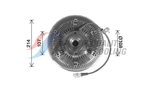 Clutch, radiator fan