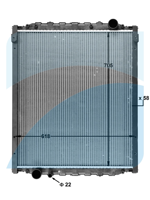 Radiator, engine cooling (10031030)