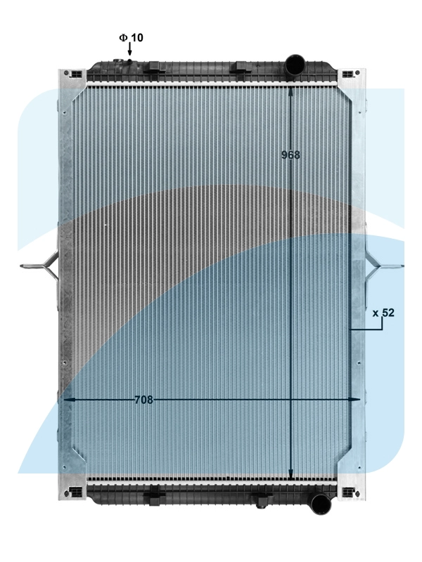Radiator, engine cooling (10041930)