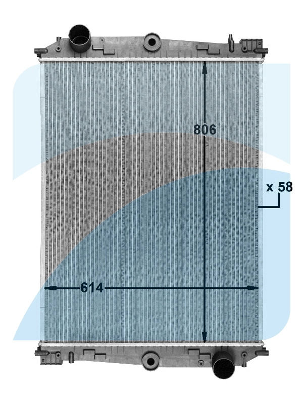 Radiator, engine cooling (11011010)