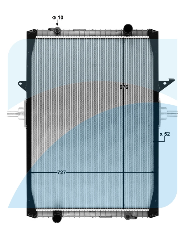Radiator, engine cooling (10041937)