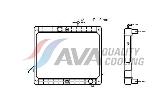 Radiator, engine cooling (10033011)