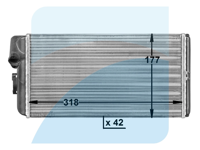 Heat Exchanger, interior heating (50033002)