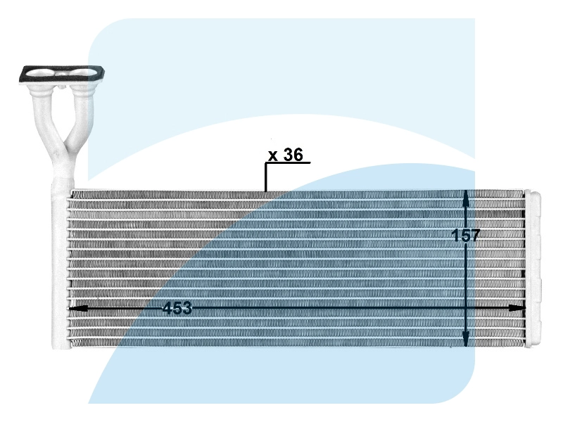 Heat Exchanger, interior heating (50045001)