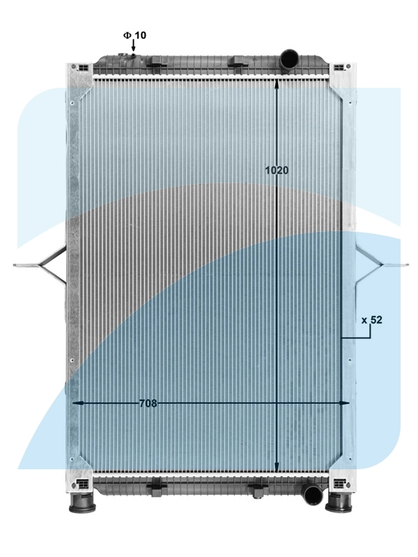 Radiator, engine cooling (10041925)