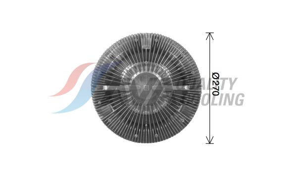 Clutch, radiator fan (61031028)