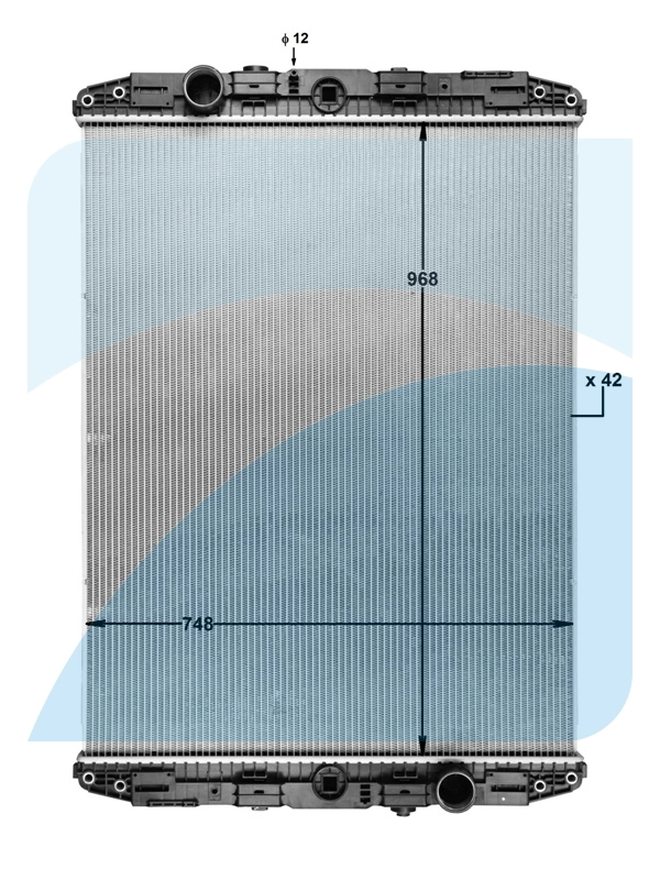 Radiator, engine cooling (11011903)