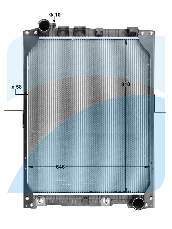 Radiator, engine cooling (10033017)