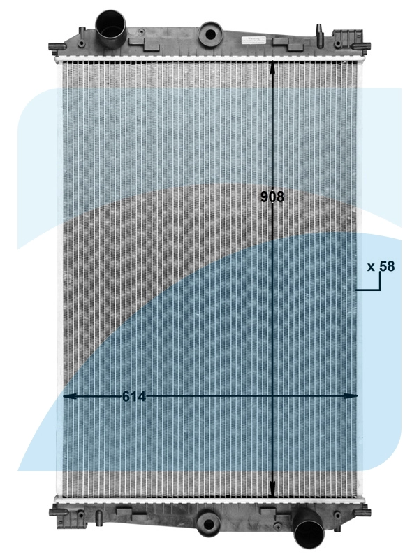 Radiator, engine cooling (11011007)