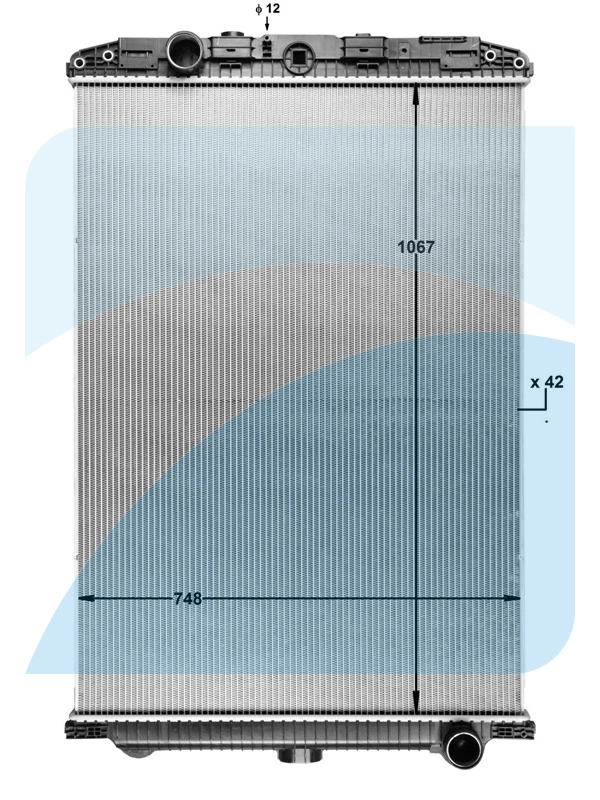Radiator, engine cooling (11011915)