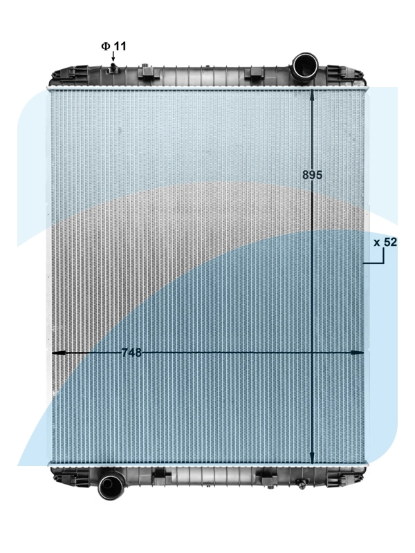 Radiator, engine cooling (11021509)