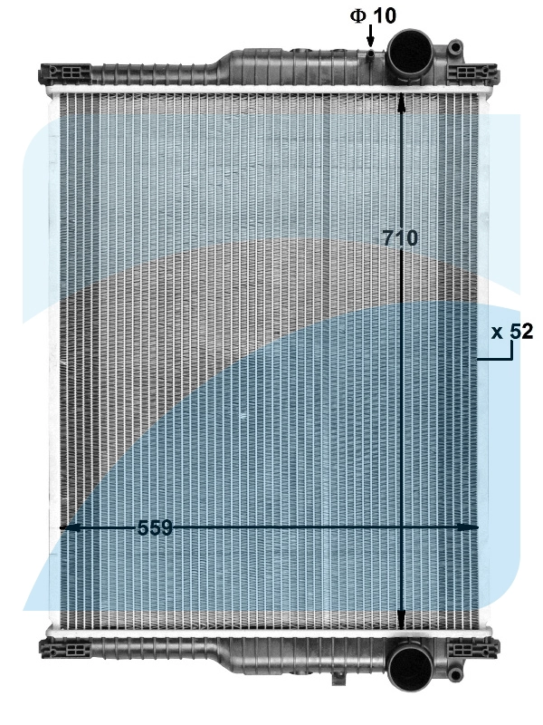 Radiator, engine cooling (11041028)