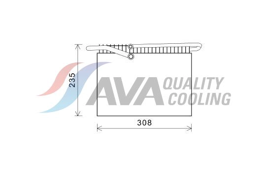 Evaporator, air conditioning (41057002)