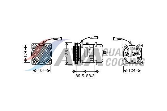 Compressor, air conditioning (45021001)