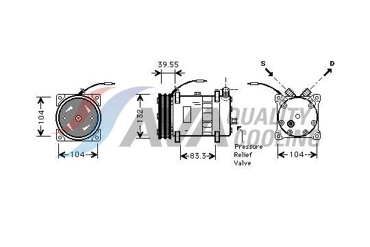 Compressor, air conditioning (45057001)