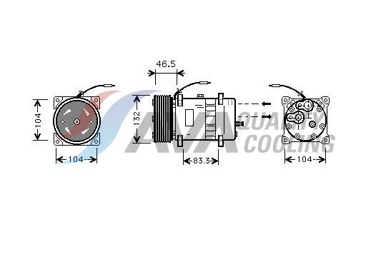 Compressor, air conditioning (45057004)