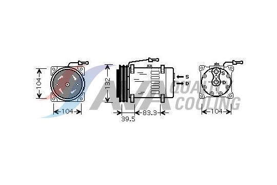 Compressor, air conditioning (45041001)