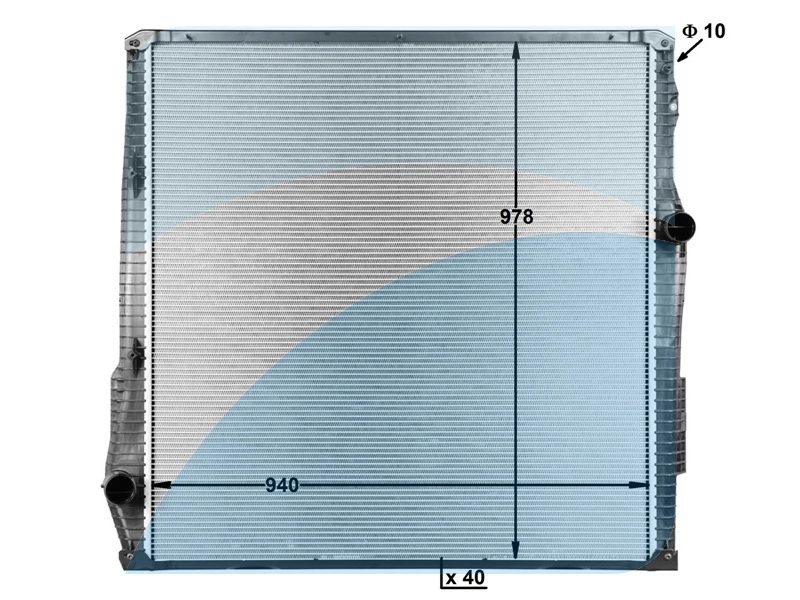 Radiator, engine cooling (10045911)