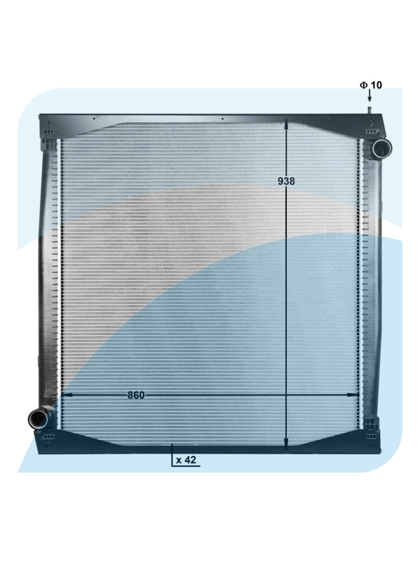 Radiator, engine cooling (10045902)