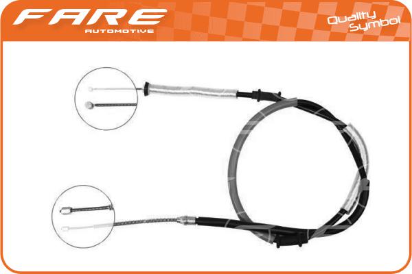 Cable Pull, parking brake (18147)