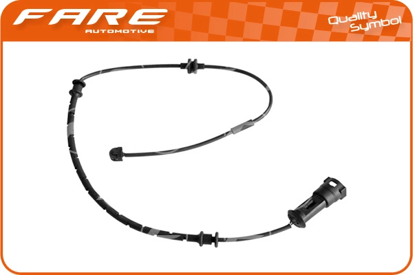 Warning Contact, brake pad wear (9765)