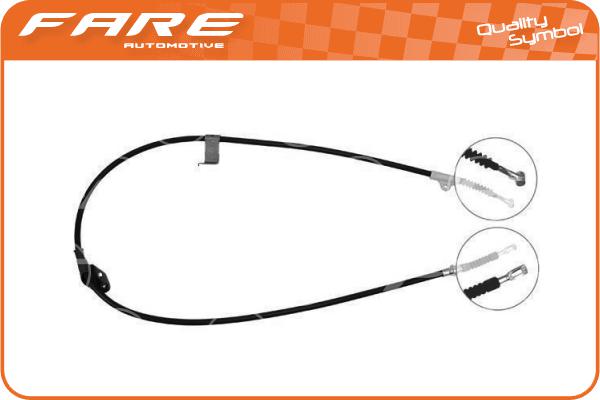 Cable Pull, parking brake (18543)