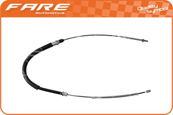 Cable Pull, parking brake (17581)