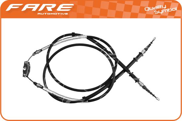 Cable Pull, parking brake (18689)