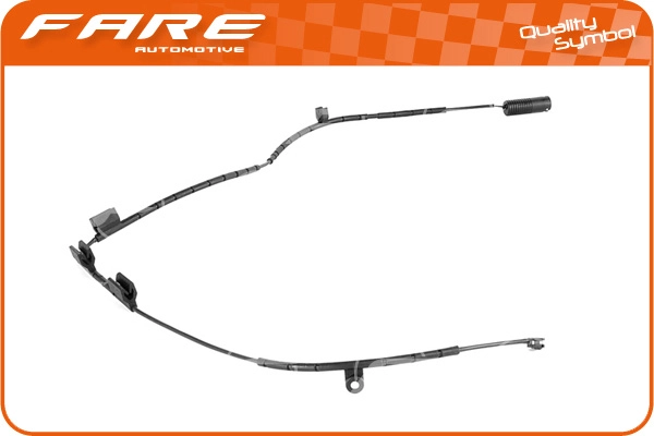 Warning Contact, brake pad wear (9749)