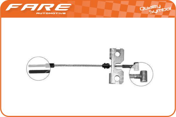 Cable Pull, parking brake (18556)