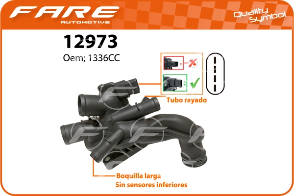 Thermostat, coolant (12973)
