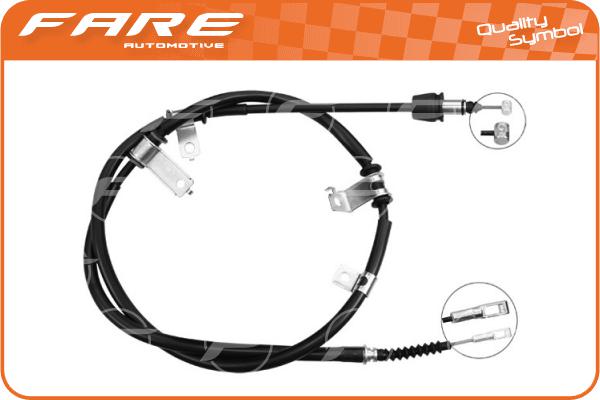Cable Pull, parking brake (19371)