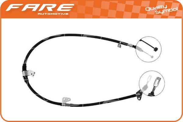 Cable Pull, parking brake (18433)