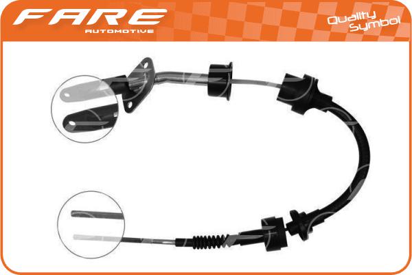 Cable Pull, clutch control (24551)